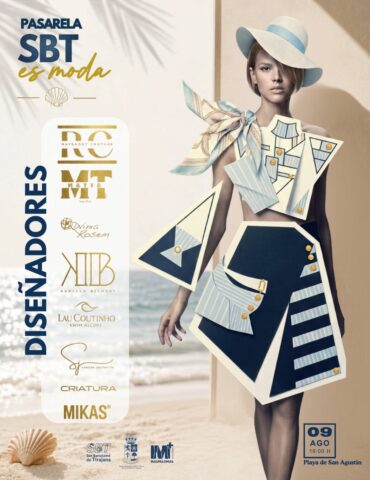 La Playa de San Agustín acoge la Pasarela SBT es moda con diseñadores y actuaciones musicales al atardecer